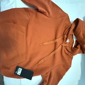 90 Degree By Reflex Burnt Orange Hoodie